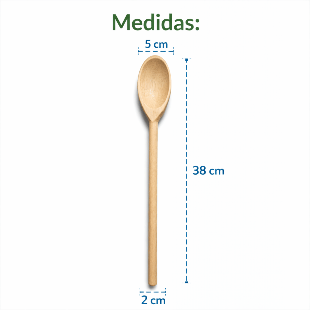 Colher de Madeira para Cozinha – Colher de Pau Resistente e Durável - Imagem 6
