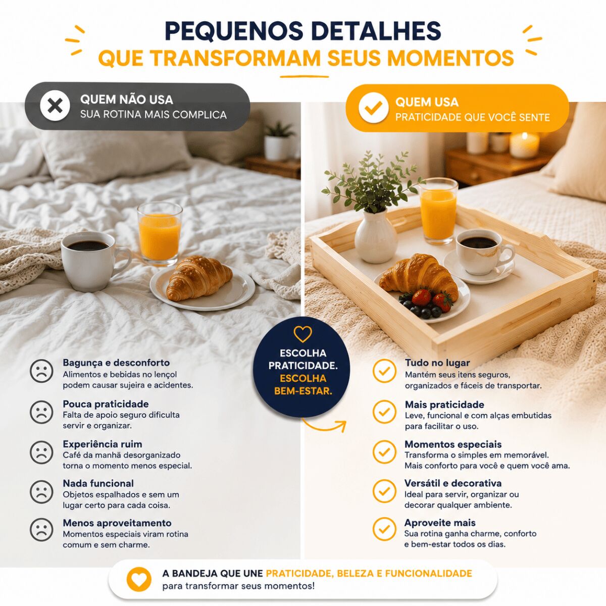 Bandeja de madeira - Imagem 4